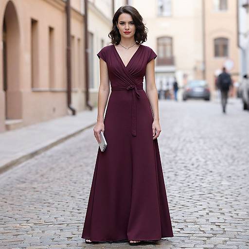 Yelena Belova in Elegant Dress