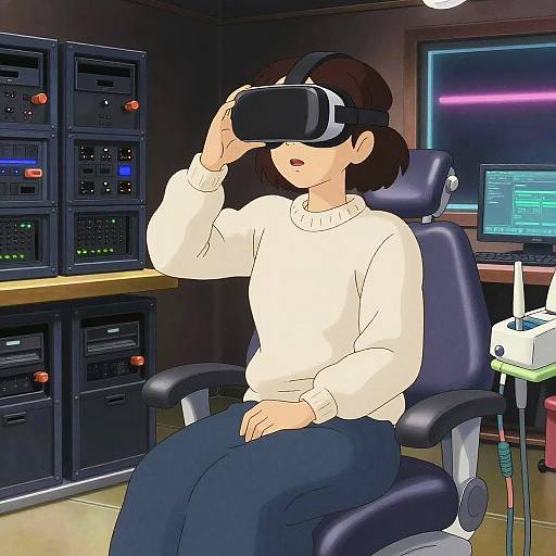 Ghibli Style VR Dentist Scene