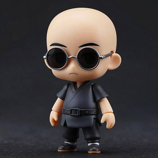 Aang Nendoroid with Cool Lighting