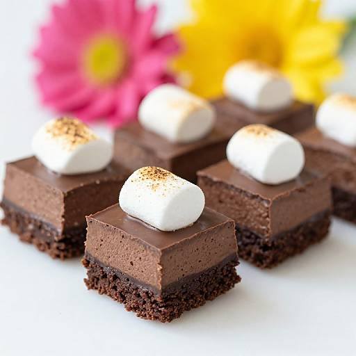 S'mores Chocolate Mousse Bars Delight
