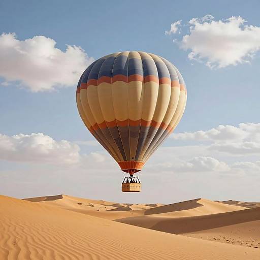 Floating Desert Rock and Balloon