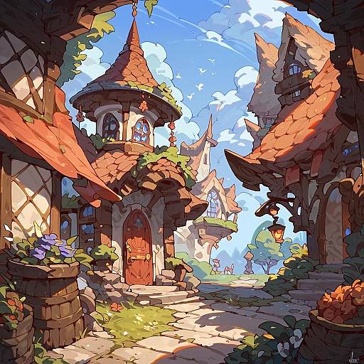 Cozy Warcraft Tavern Interior Scene