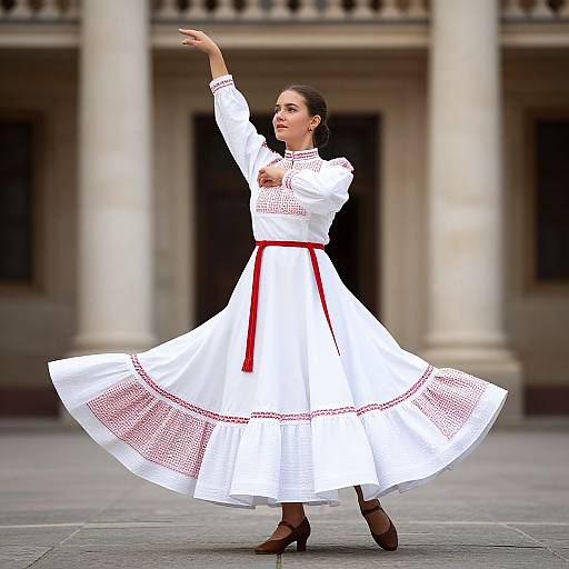 Tiklos Folk Dance Costume Woman