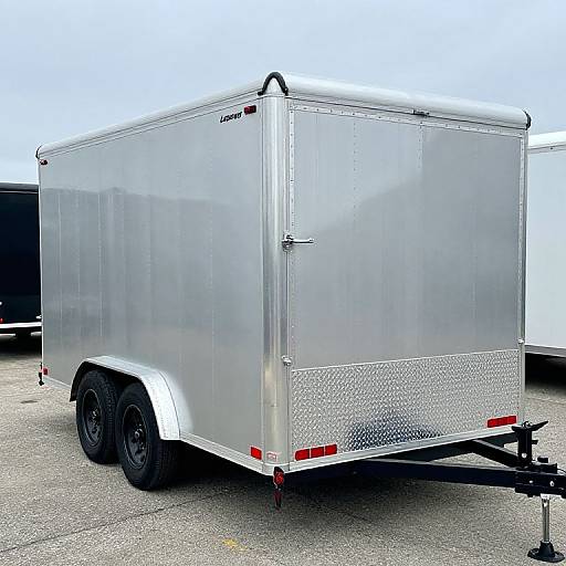Sleek Aluminum Enclosed Cargo Trailer