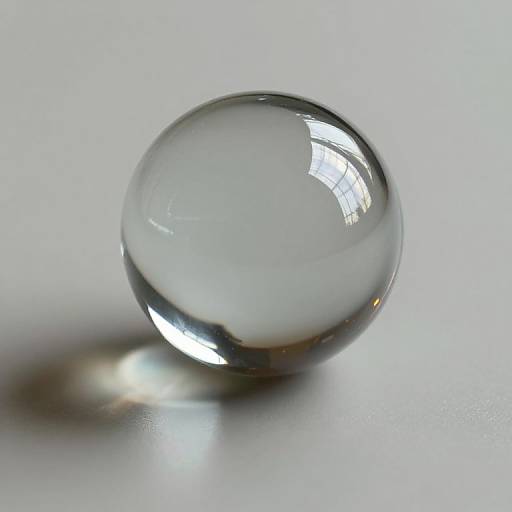 Glossy Reflective Sphere on Surface