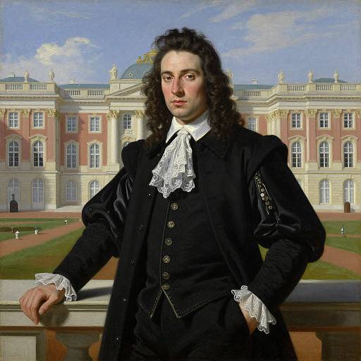 Flemish Baroque Stylish Male Portrait