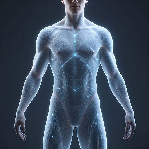 Symmetrical Cyberpunk Physique Concept