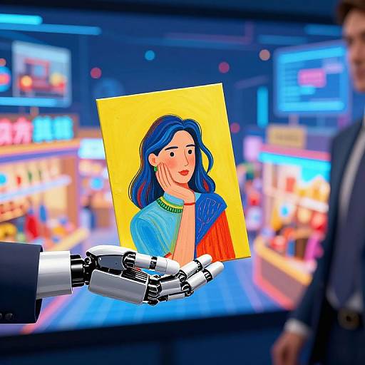 AI Art Commercial Exchange Metaphor