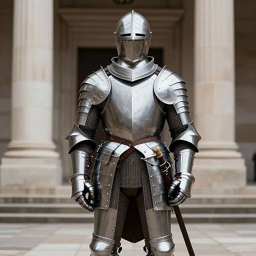 Knight Templar in Full Armor