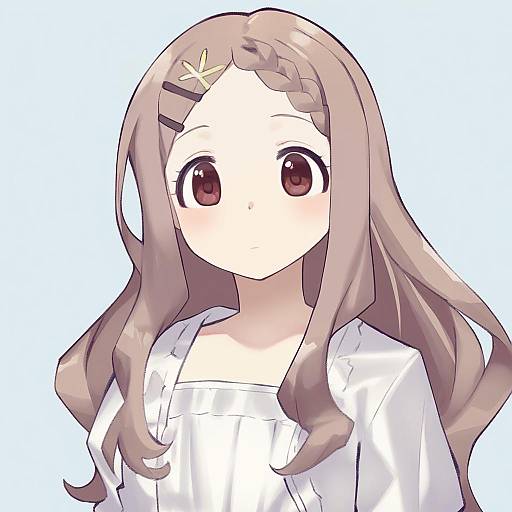 Illustration of Aoba kokona, yama no susume in the style of Hirano katsuyuki