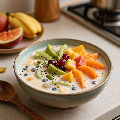 Vibrant Bionico Bowl with Tropical Fruits