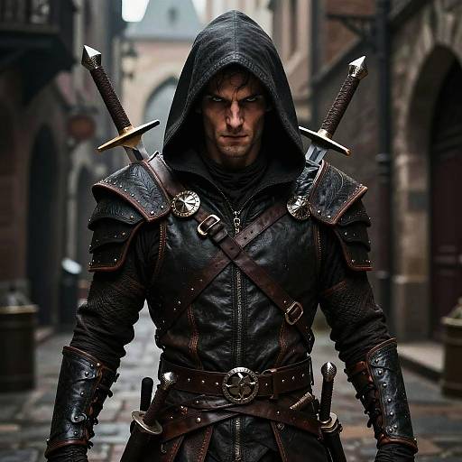 Cunning Human Rogue DND Portrait