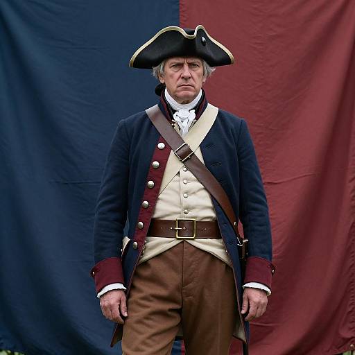 Photorealistic Portrait of Revolutionary War Figure