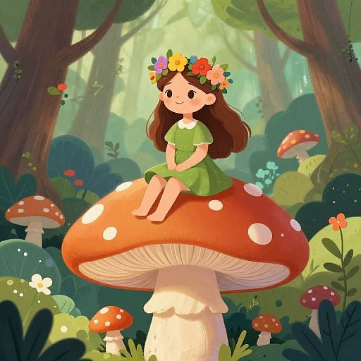 Whimsical Fairy Tale Forest Creature