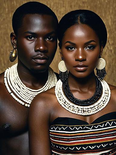 Zulu Traditional Wear Portrait Duo