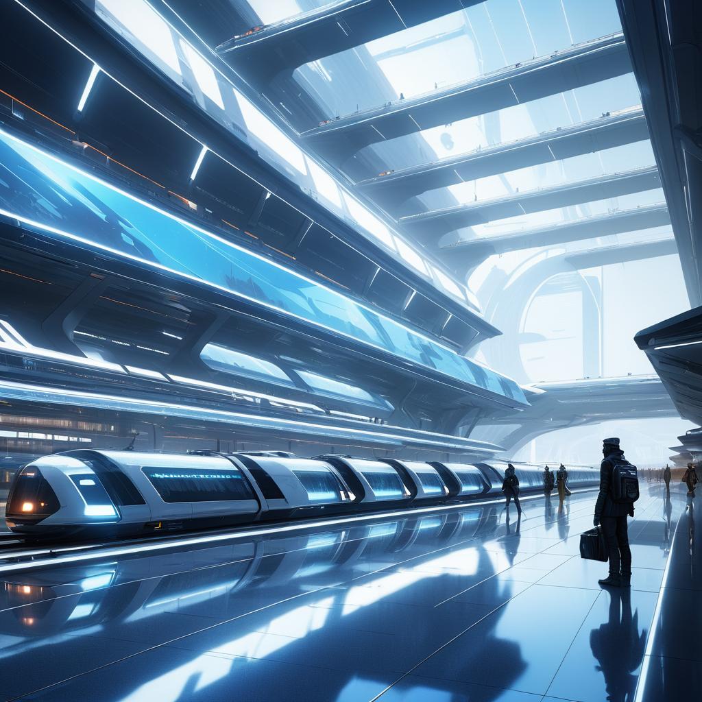 Futuristic Train Station Design Concept