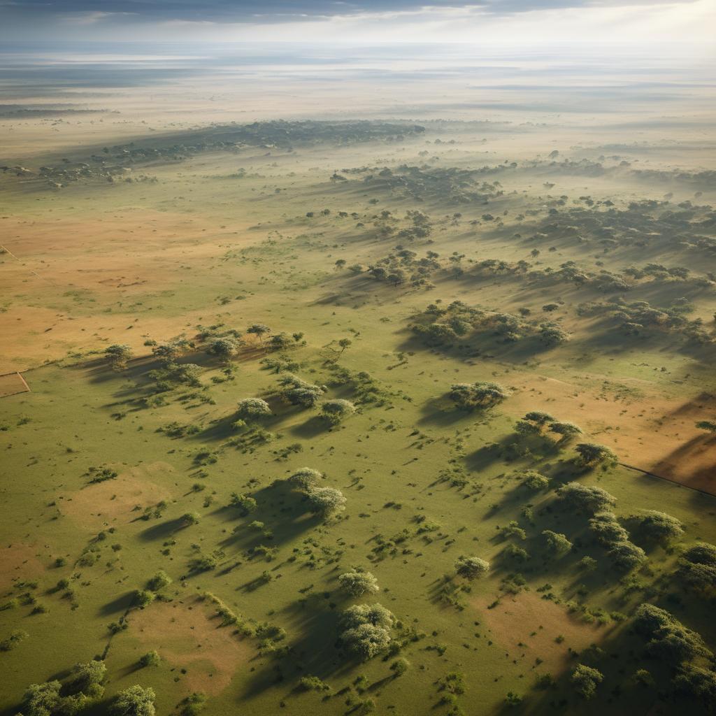 Stunning Bird's Eye View of Savannah