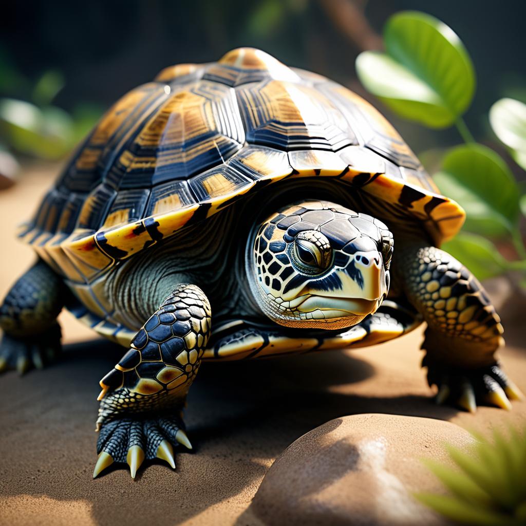 Lifelike 3D Turtle Rendering in Unreal Engine