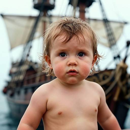 Photorealistic Salty Sea Wench Pirate