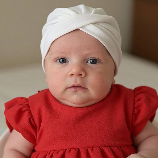 Newborn in Old Lady Costume