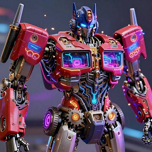 Abstract Futuristic Transformer Engine