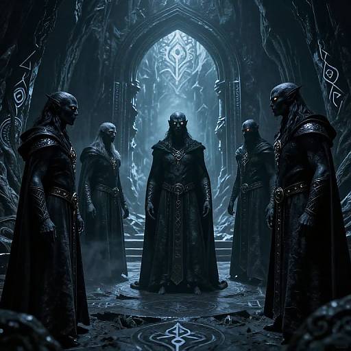 Svartálfar Gathering at Glowing Portal
