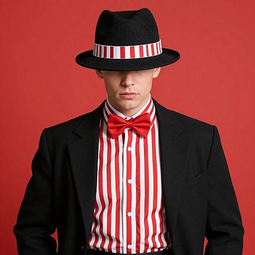 Retro Chic Fashion with Bold Stripes