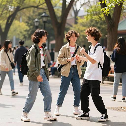 Crossdresser Teens in Lively Spring Park