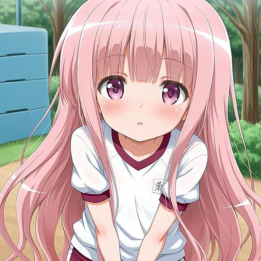 Illustration of Hakamada hinata, rou-kyuu-bu! in the style of Yaomai