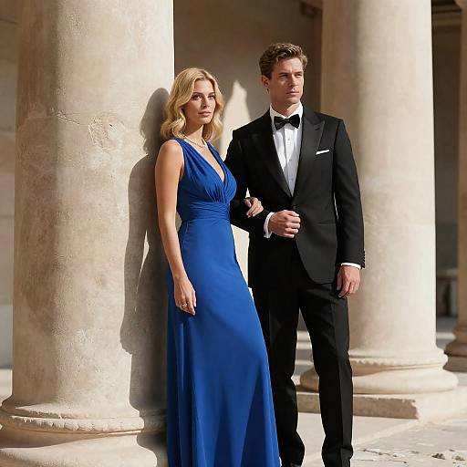 Ancient Ruins: A Couple's Portrait