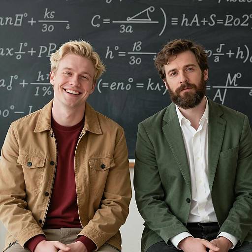 Mathematical Moment with Two Friends