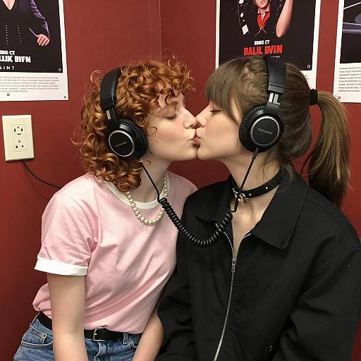 Romantic Scene in a Red Room