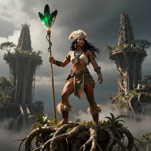 Amazonian Huntress on Canopy Citadel