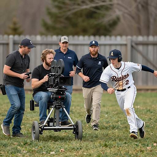 Dynamic Film Shoot in Nature