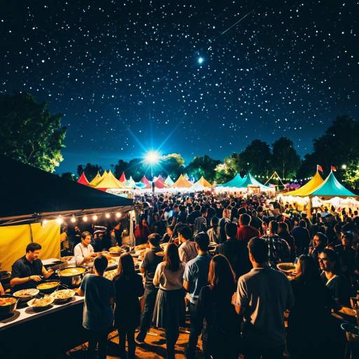 Vibrant International Food Festival Scene