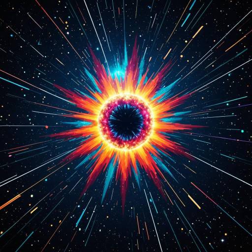 Vibrant Supernova Burst in Space