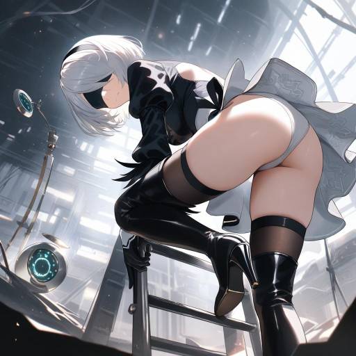 Seductive 2B Climbing in a Metal World