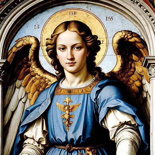 Renaissance Archangel Fresco