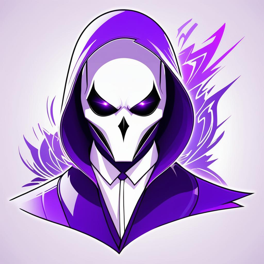 Ethereal Specter in Purple and White