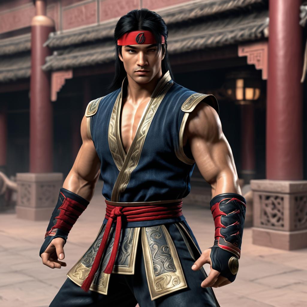 Photorealistic Liu Kang iPhone Photography