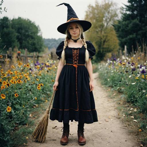 Enchanting Thomasin Witch Costume Portrait