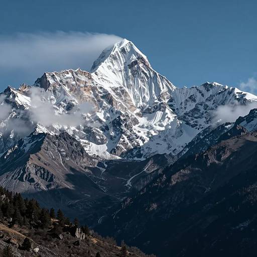 Harmonic Singing Mountains with Crystalline Peaks