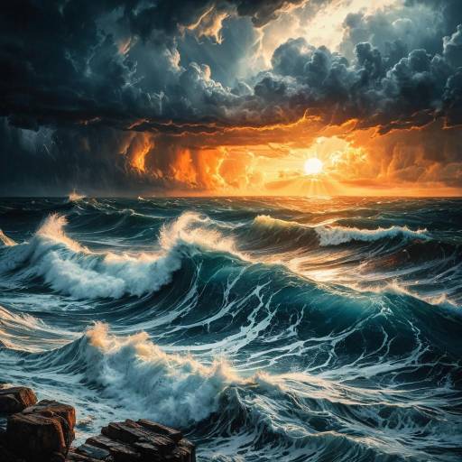 Epic Seascape in Turner Style Epic Seascape in Turner Style