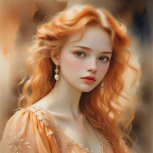 Elegant Portrait of a Young Woman