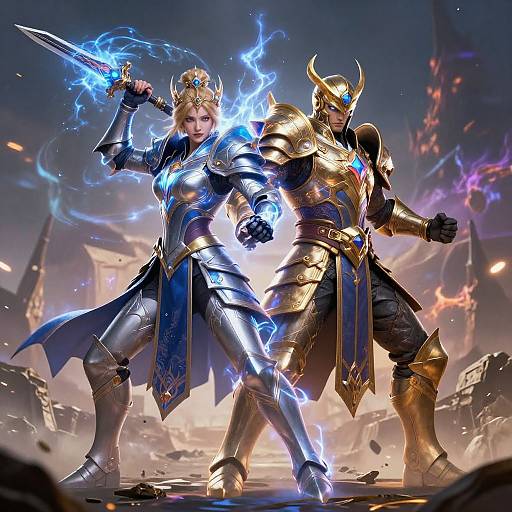 Fantasy Warrior Fusion Concept Art