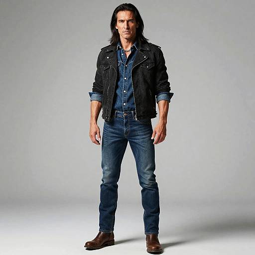 Rugged Rocker in Double Denim