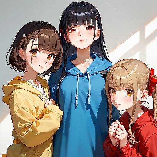 Charming Characters in Stylish Costumes