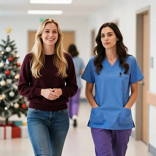 Joyful Hospital Encounter with Christmas Cheer