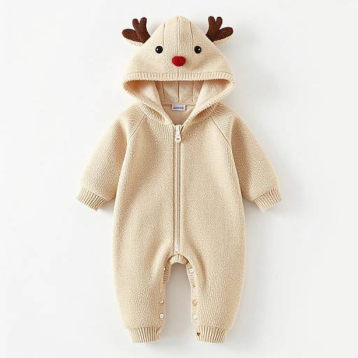 Winter Baby Knitted Sweater Romper