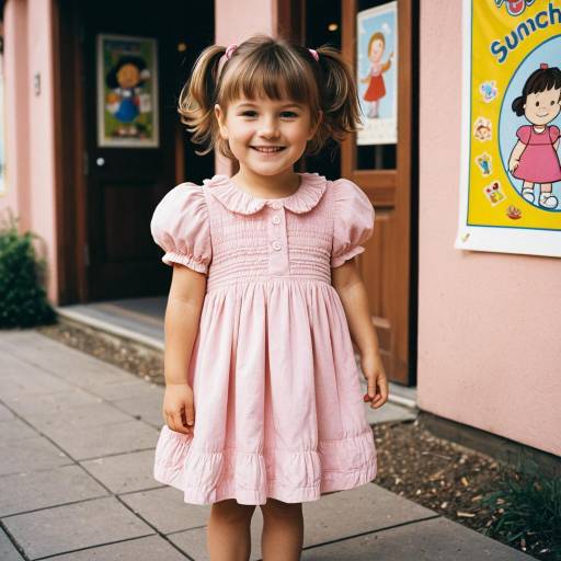 Delightful Fashion Portrait of a Toddler